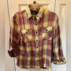 Men’s RRL - Ralph Lauren - Cotten plaid work shirt - small